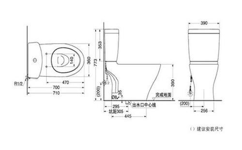 蹲便器的安裝尺寸、安裝方法、安裝注意事項