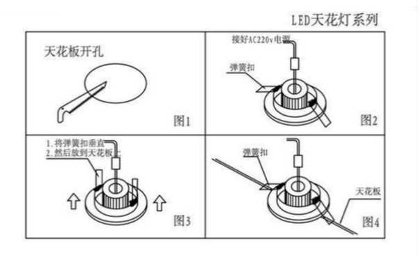 led頂燈的安裝方法以及嵌入式客廳頂燈的安裝步驟